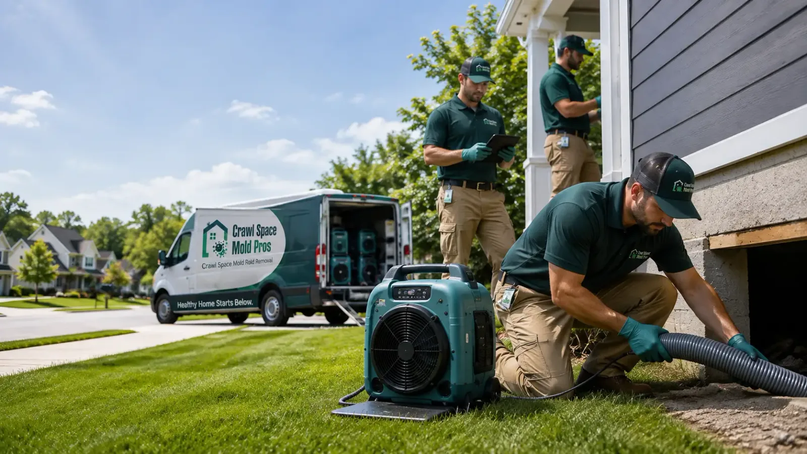Crawl Space Mold Removal in Camanche, IA